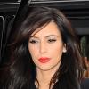 Kim et Kourtney Kardashian arrivent au restaurant Cipriani où son amie créatrice Rachel Roy célèbre son anniversaire. New York, le 15 janvier 2013.