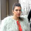 Kourtney Kardashian arrive au restaurant Cipriani pour déjeuner avec la créatrice Rachel Roy qui célèbre son anniversaire. Le 15 janvier 2013.