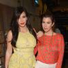 Kim et Kourtney Kardashian arrivent sur le plateau de l'émission Today à New York. Le 15 janvier 2013.