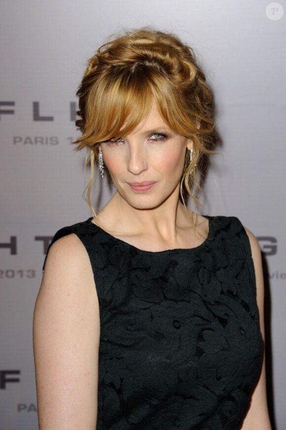 Kelly Reilly électrique à l'avant-première du film Flight au Gaumont Marignan à Paris, le 15 janvier 2013.
