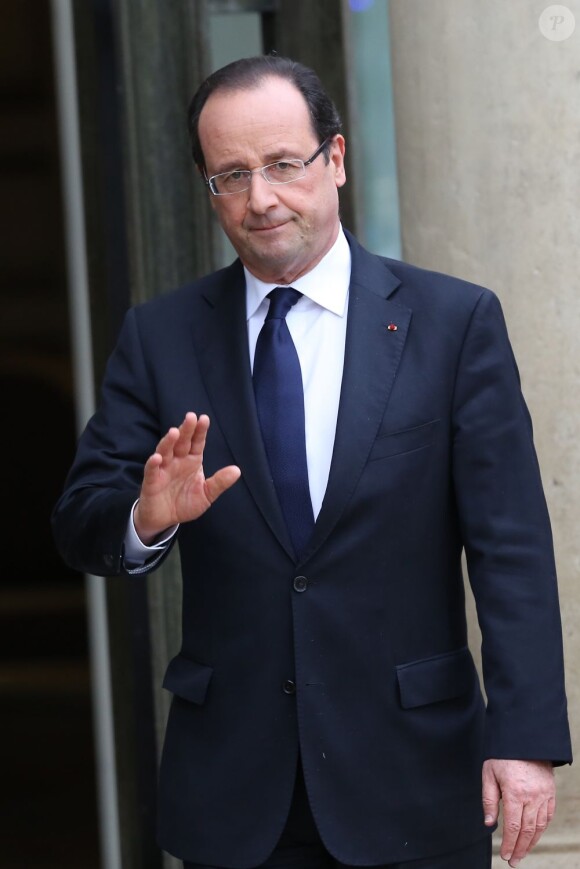 François Hollande à l'Elysée le 3 janvier 2013.