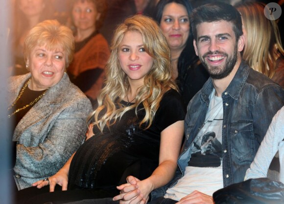 Shakira et Gerard Piqué à Barcelone le 14 Janvier 2013