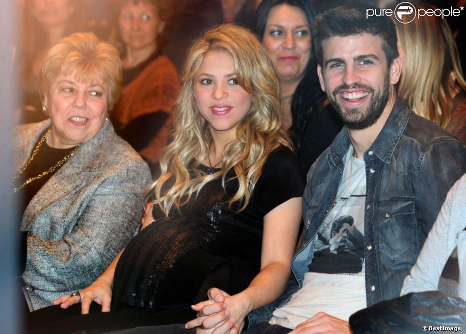 Shakira et Gerard Piqué à Barcelone le 14 Janvier 2013