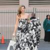 AnnaLynne McCord superbe dans une robe bustier sur le tournage de 90210 le 16 janvier 2013 à Los Angeles