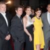 David Fincher, Beau Willimon, Robin Wright, Kate Mara et Kevin Spacey étaient présents à la première de la série House Of Cards à l'Odeon West End de Londres, le 17 janvier 2013.