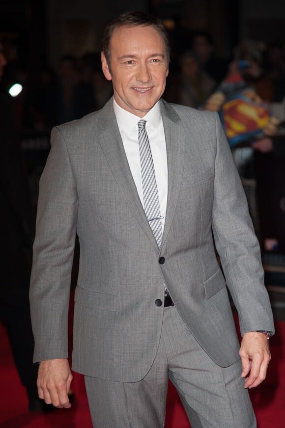 Kevin Spacey à la première de la série House Of Cards à l'Odeon West End de Londres, le 17 janvier 2013.
