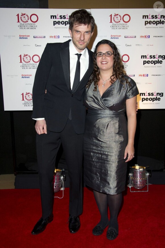 Sally El Hosaini et David Raedeker à la soirée London Critics Circle Film Awards à Londres, le 20 janvier 2013.