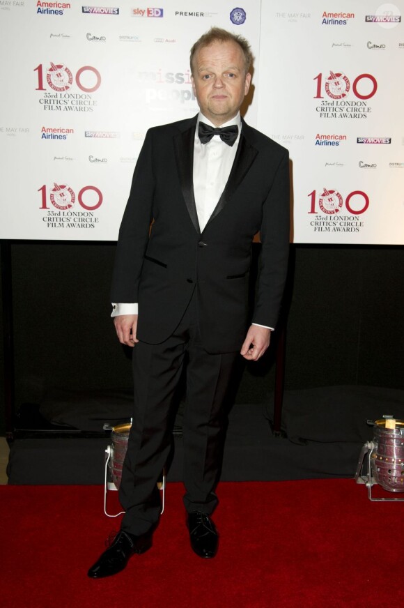 Toby Jones à la soirée London Critics Circle Film Awards à Londres, le 20 janvier 2013.