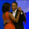 Michelle et Barack Obama dansent sur I'm Loving You Forever chanté par Jennifer Hudson à Washington le 21 janvier 2013.