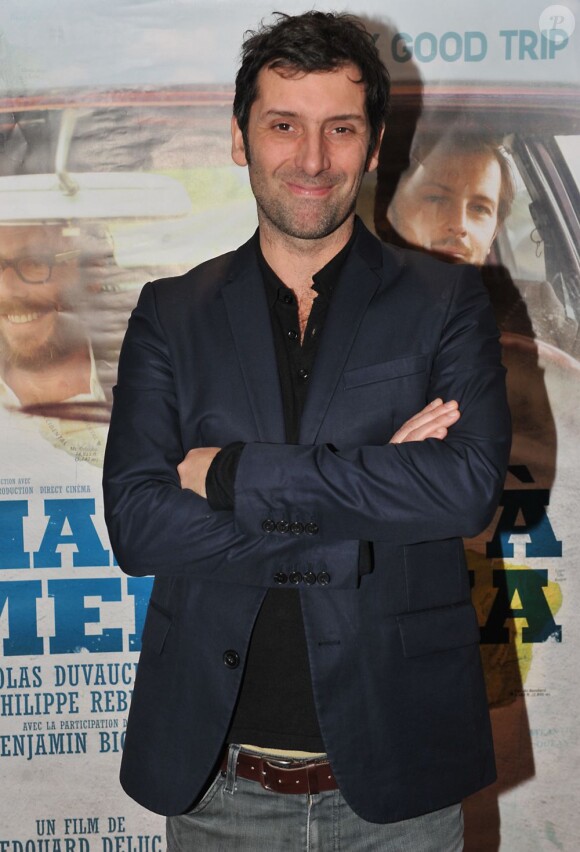 Le réalisateur Edouard Deluc lors de l'avant-première du film Mariage à Mendoza le 22 janvier 2013
