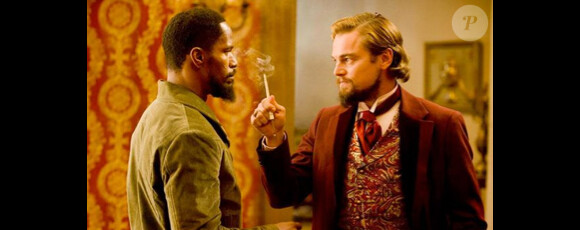 Jamie Foxx et Leonardo DiCaprio dans Django Unchained