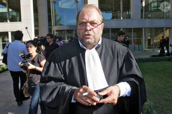 Eric Dupond-Moretti, l'avocat de Nikola et Luka Karabatic à Montpelllier le 2 octobre 2012