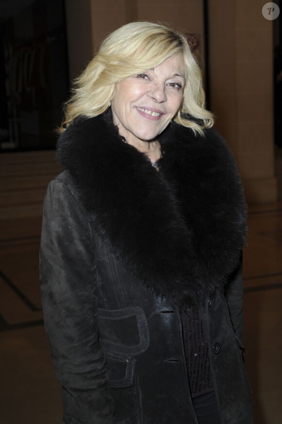 La chanteuse Nicoletta à la soirée d'ouverture de la boutique de luxe Lady R Forrest, à Paris le 23 janvier 2013.