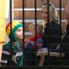 Gwen Stefani emmène ses enfants Kigston et Zuma dans un centre de dressage pour chiens à Topanga Canyon, le 26 janvier 2013.