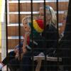 Gwen Stefani emmène ses enfants Kigston et Zuma dans un centre de dressage pour chiens à Topanga Canyon, le 26 janvier 2013.