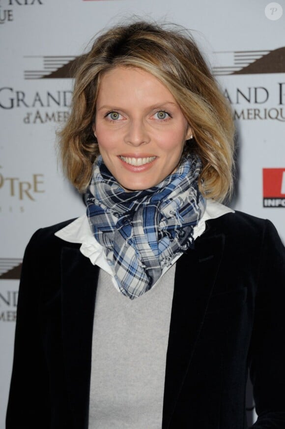 Sylvie Tellier lors du 92e Grand Prix d'Amérique à l'hippodrome de Vincennes à Paris le 27 Janvier 2013.