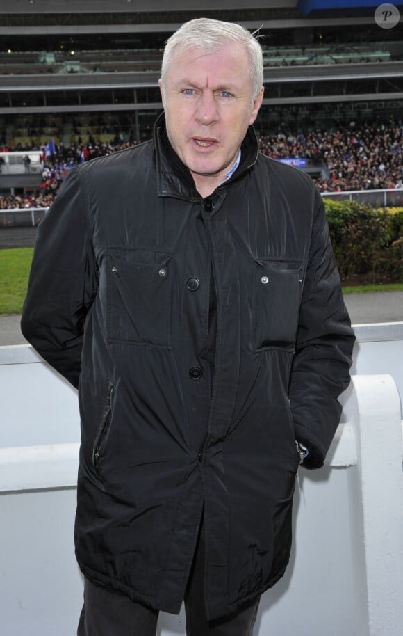 Luis Fernandez lors du 92e Grand Prix d'Amérique à l'hippodrome de Vincennes à Paris le 27 Janvier 2013.
