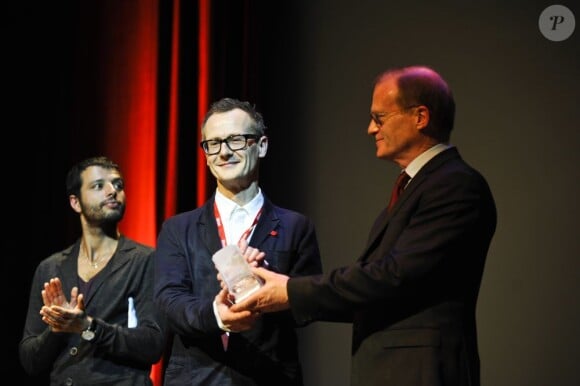 Mabrouk El Mechri, Francois Sauvagnargues, Marc Munden lors de la remise des Fipa d'or le 26 janvier 2013 à Biarritz