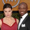 Idina Menzel et Taye Diggs à Los Angeles, le 27 janvier 2013.
