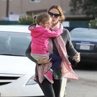 Jennifer Garner et Seraphina savourent leur chocolat chaud entre filles