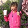 Jennifer Garner et sa fille Seraphina, 4 ans, sont allées chercher leur chocolat chaud chez Starbucks à Brentwood, le 29 janvier 2013