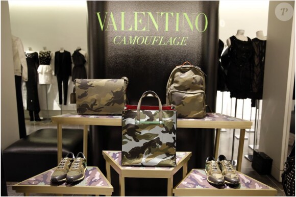 Exclusif - Cocktail de présentation de la collection Camouflage de Valentino au Montaigne Market. Paris, le 16 janvier 2013.