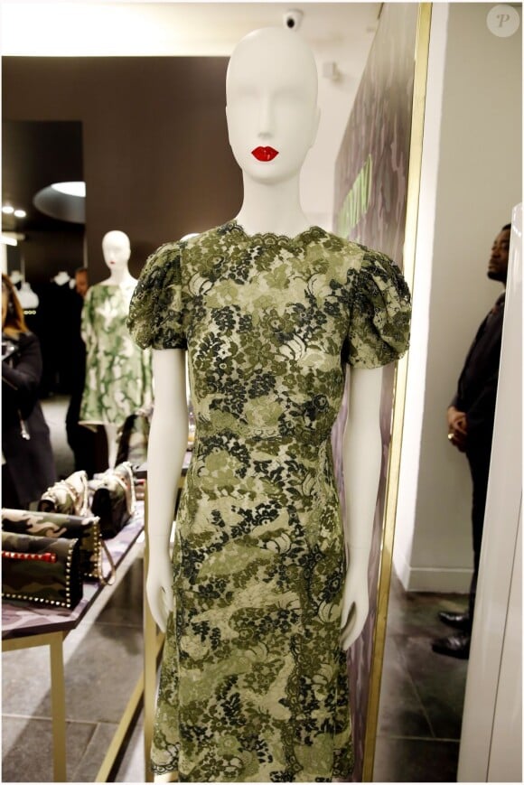 Exclusif - Cocktail de présentation de la collection Camouflage de Valentino au Montaigne Market. Paris, le 16 janvier 2013.