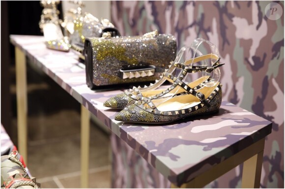 Exclusif - Cocktail de présentation de la collection Camouflage de Valentino au Montaigne Market. Paris, le 16 janvier 2013.