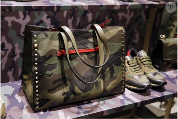 Exclusif - Cocktail de présentation de la collection Camouflage de Valentino au Montaigne Market. Paris, le 16 janvier 2013.