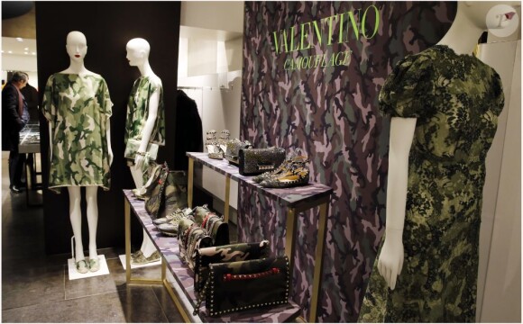 Exclusif - Cocktail de présentation de la collection Camouflage de Valentino au Montaigne Market. Paris, le 16 janvier 2013.