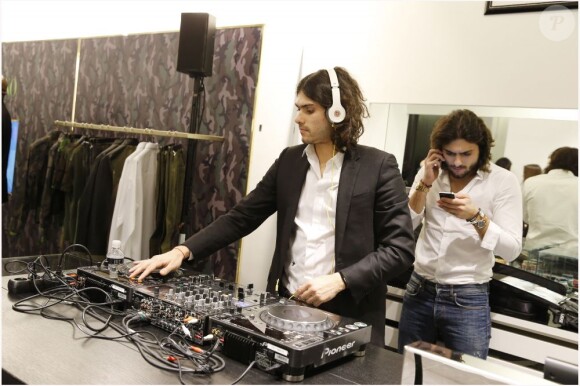 Exclusif - Cocktail de présentation de la collection Camouflage de Valentino au Montaigne Market. Paris, le 16 janvier 2013.