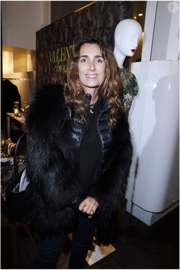 Exclusif - Mademoiselle Agnès assiste au cocktail de présentation de la collection Camouflage de Valentino au Montaigne Market. Paris, le 16 janvier 2013.