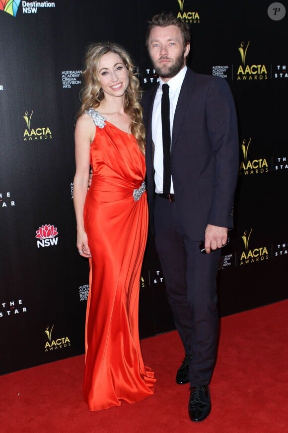 Felicity Price et Joel Edgerton à la cérémonie des AACTA Awards à Sydney le 30 janvier 2013.