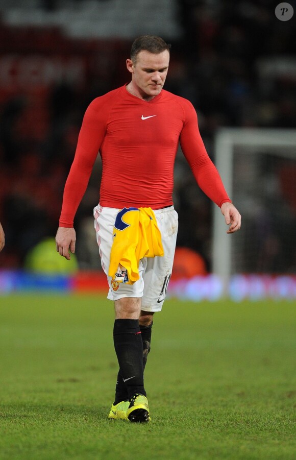 Wayne Rooney après le match de Manchester United face à Southampton le 30 janvier 2013