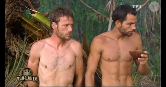 Ugo et Brice dans Koh Lanta 2012, vendredi 1er février 2013 sur TF1