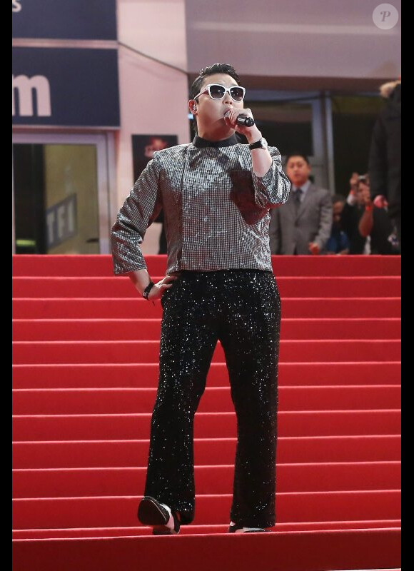 Psy, le 26 janvier 2013, lors de la 14ème édition des NRJ Music Awards à Cannes.