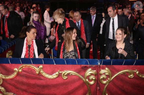 Pauline Ducruet donnait le samedi 2 février 2013 le coup d'envoi du Festival New Generation des arts du cirque en tant que présidente du jury, accompagnée de sa mère Stéphanie de Monaco et de sa jeune soeur Camille Gottlieb au chapiteau de Fontvieille à Monaco