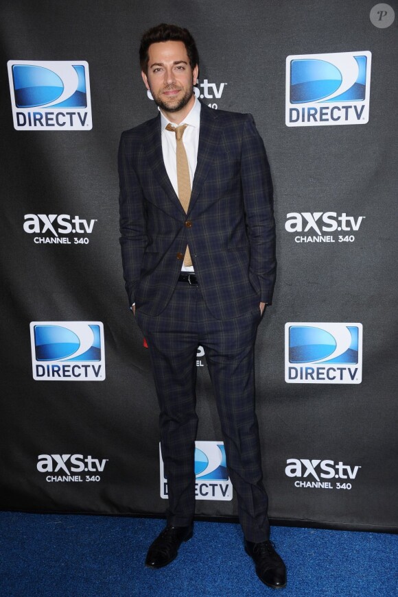 Zachary Levi à la soirée de DirectTV, à La Nouvelle-Orléans, le 2 février 2013.