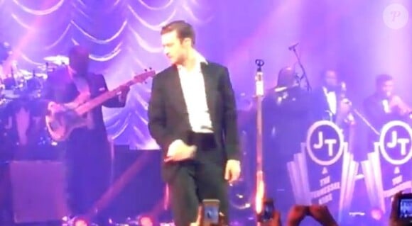 Justin Timberlake a donné un concert pour DirectTV, à La Nouvelle-Orléans, le 2 février 2013.