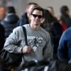 Mark Wahlberg arrive à Paris, où l'acteur vient en visite privée, le 2 fevrier 2013.