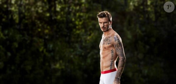 David Beckham a dévoilé sur son Facebook des photos très sexy de sa nouvelle campagne pour H&M, le 4 février 2013.