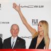 Le maire de New York Michael Bloomberg et Heidi Klum au gala de l'amfAR à New York, le 6 février 2013. La soirée avait pour but de réunir des fonds pour la recherche contre le sida.