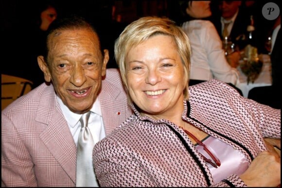 Henri Salvador et sa femme Catherine à Paris, le 29 octobre 2007. 