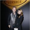 Kevin Costner et sa femme Christine Baumgartner à Paris le 20 janvier 2013.