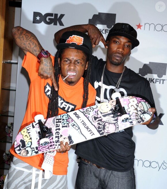 Le rappeur américain Lil Wayne à Los Angeles, le 1er juin 2012.