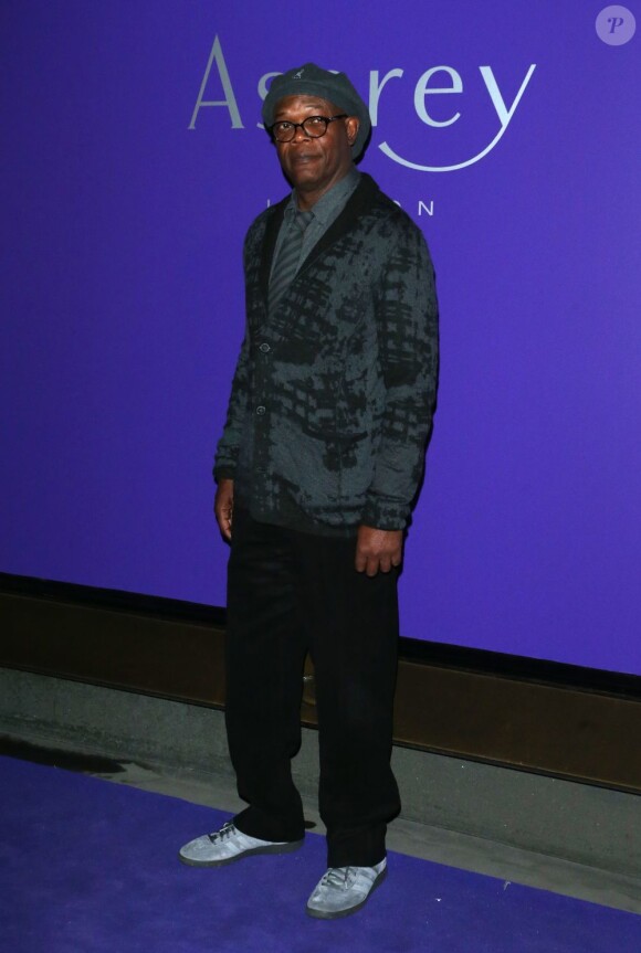 Samuel L. Jackson arrive à la soirée EE British Academy Film Awards (BAFTA). A Londres le 9 février 2013.