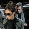 Victoria et David Beckham à New York le 10 février 2013.