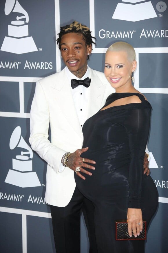 Wiz Khalifa et Amber Rose à la 55e cérémonie des Grammy Awards à Los Angeles le 10 février 2013.