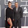 Jennifer Lopez et Casper Smart à la 55e cérémonie des Grammy Awards à Los Angeles, le 10 février 2013.