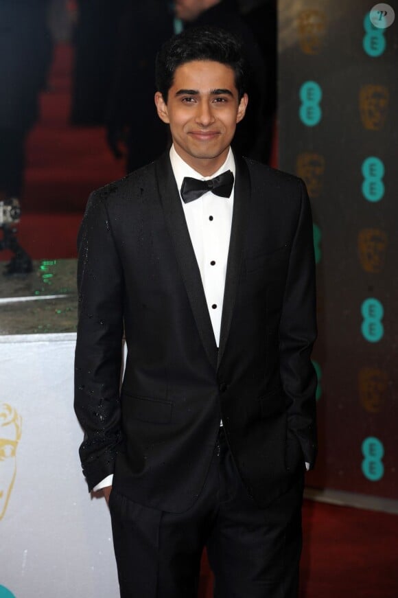 Suraj Sharma lors de la cérémonie des BAFTA à Londres le 10 février 2013